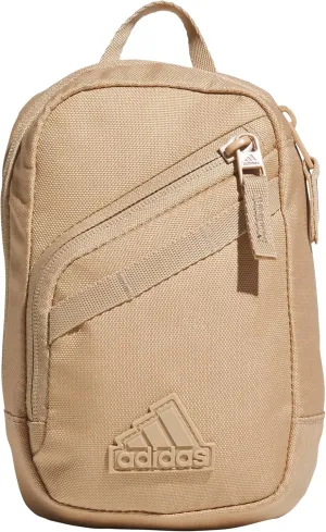 adidas Prime Mini Sling Crossbody Bag, Small Size for Festivals and Travel, Warm Sandstone Beige