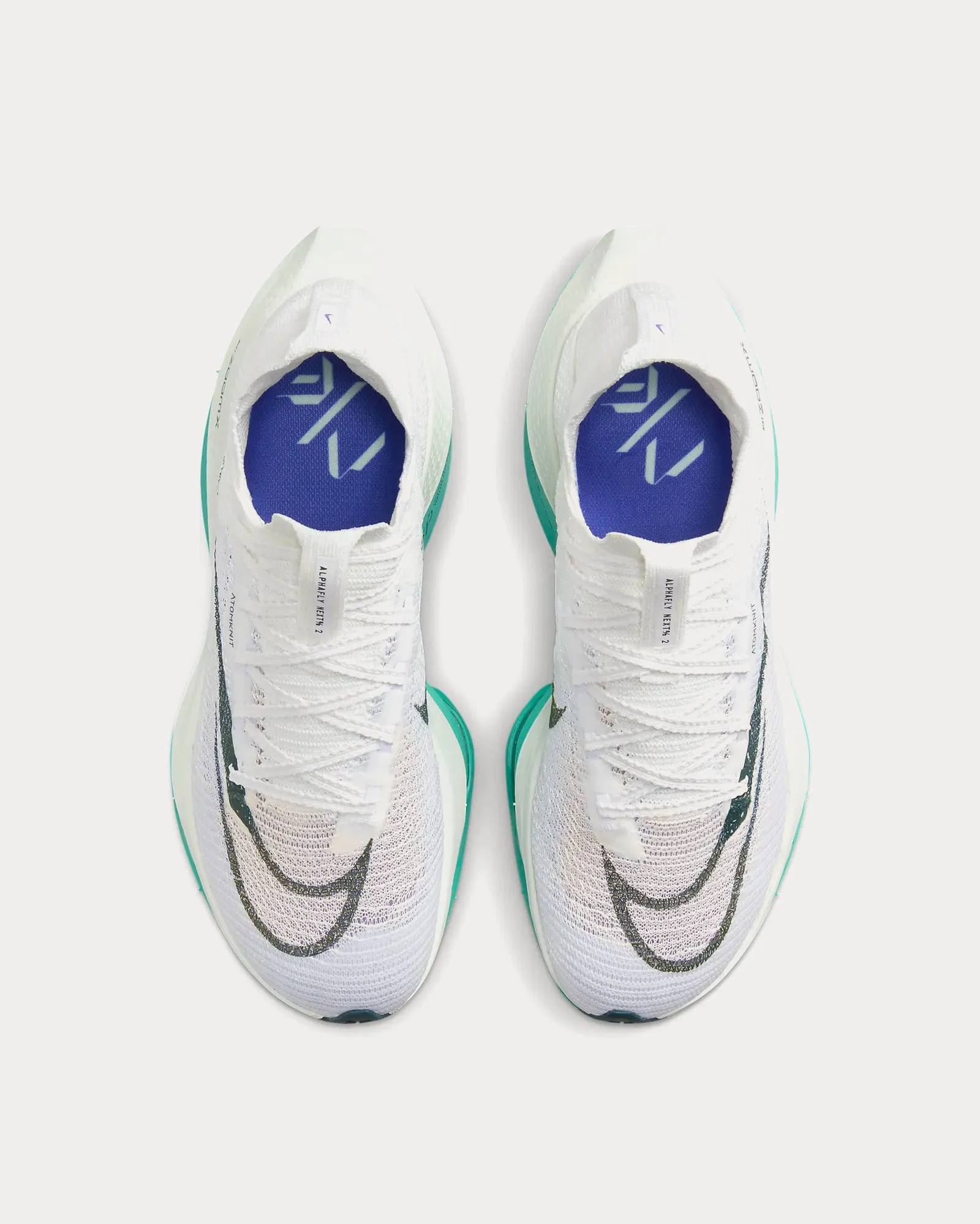 Alphafly 2 White / Clear Jade / Light Ultramarine / Deep Jungle Running Shoes