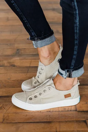 Blowfish Play Sneakers- Silver Grey Smoked