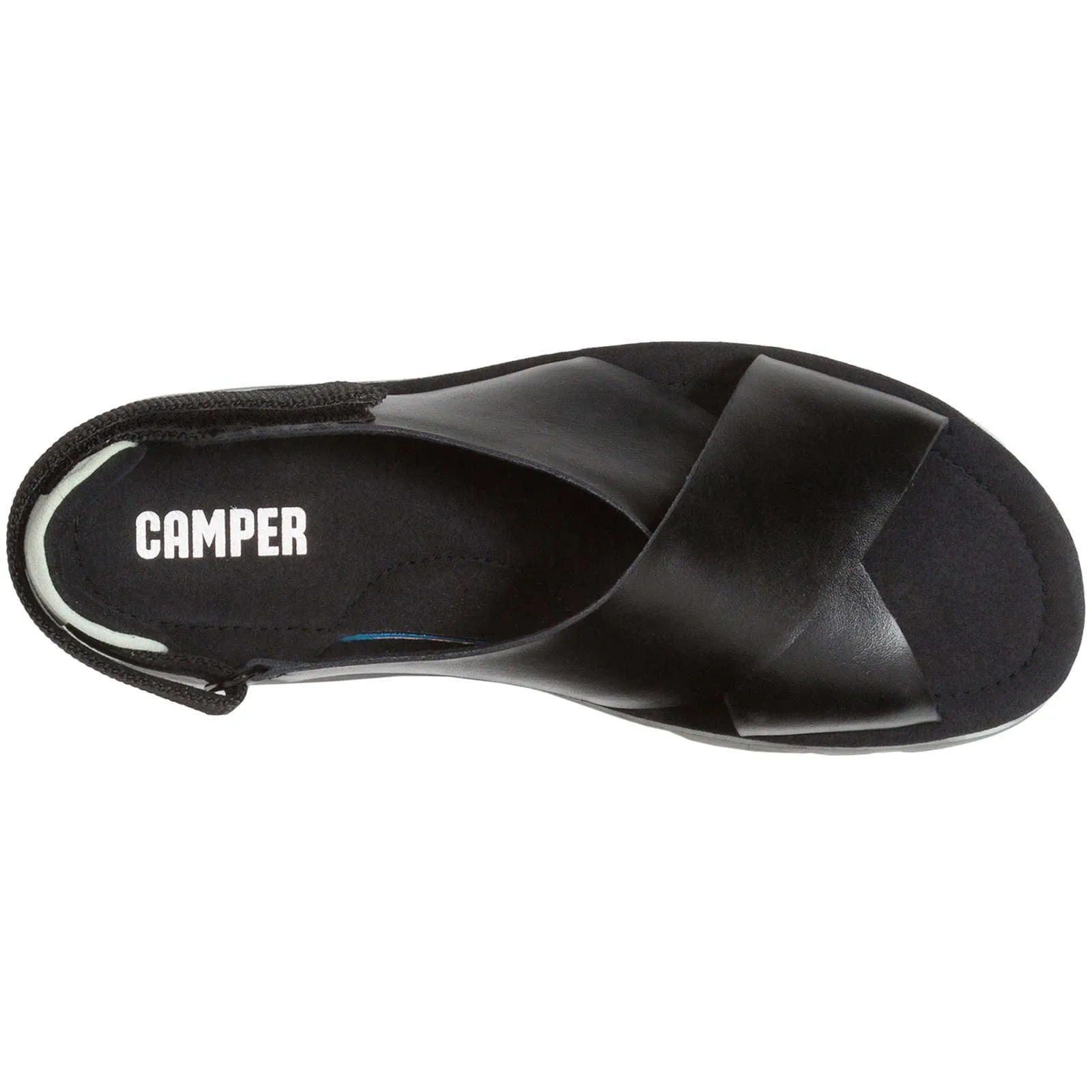 Camper Oruga Calfskin Leather & Textile Women's Open-Toe Sandals