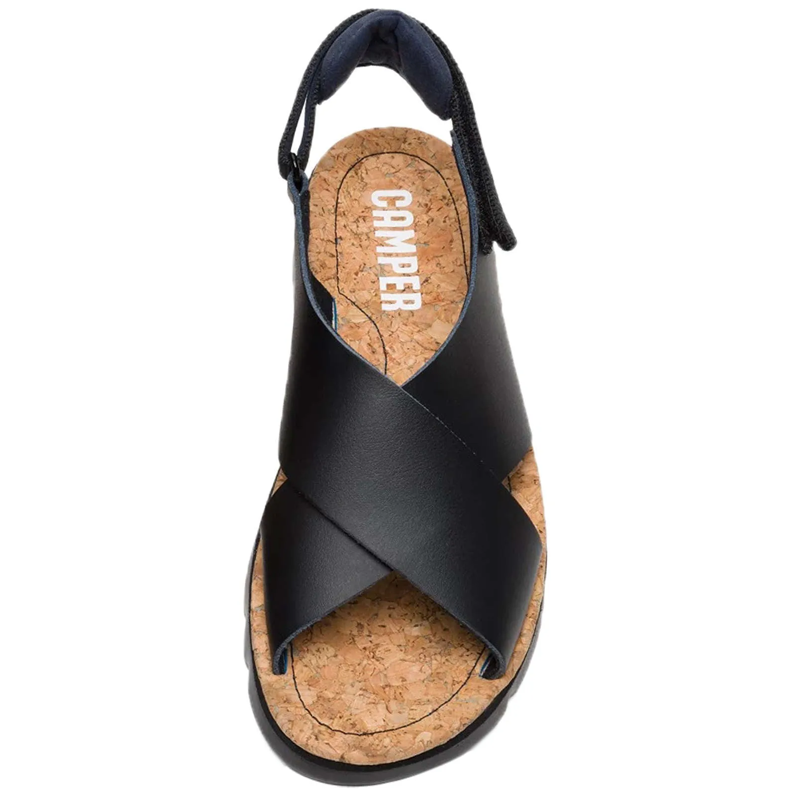 Camper Oruga Calfskin Leather & Textile Women's Open-Toe Sandals