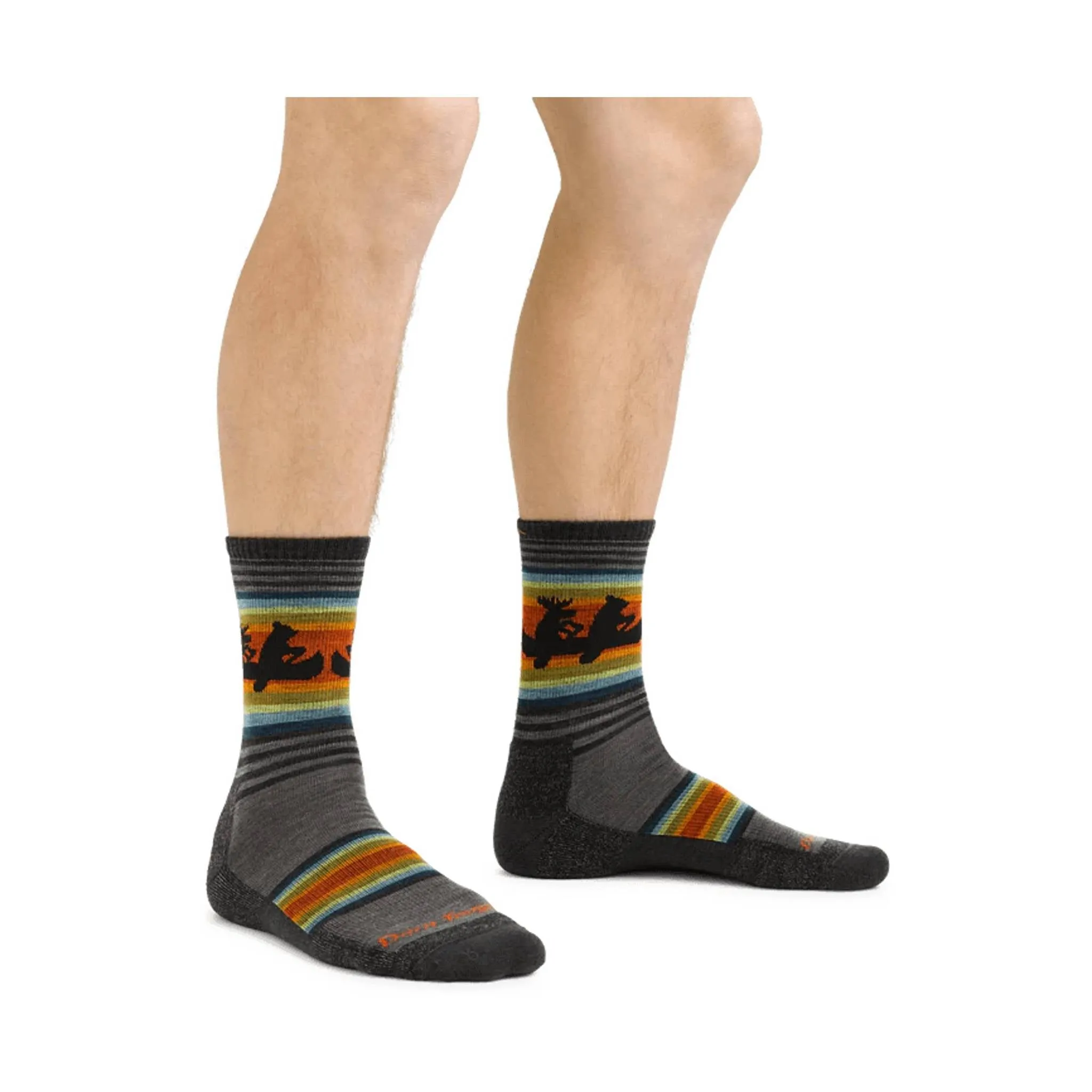 Darn Tough Vermont Men's Willoughby Micro Crew Lightweight Hiking Sock - Taupe