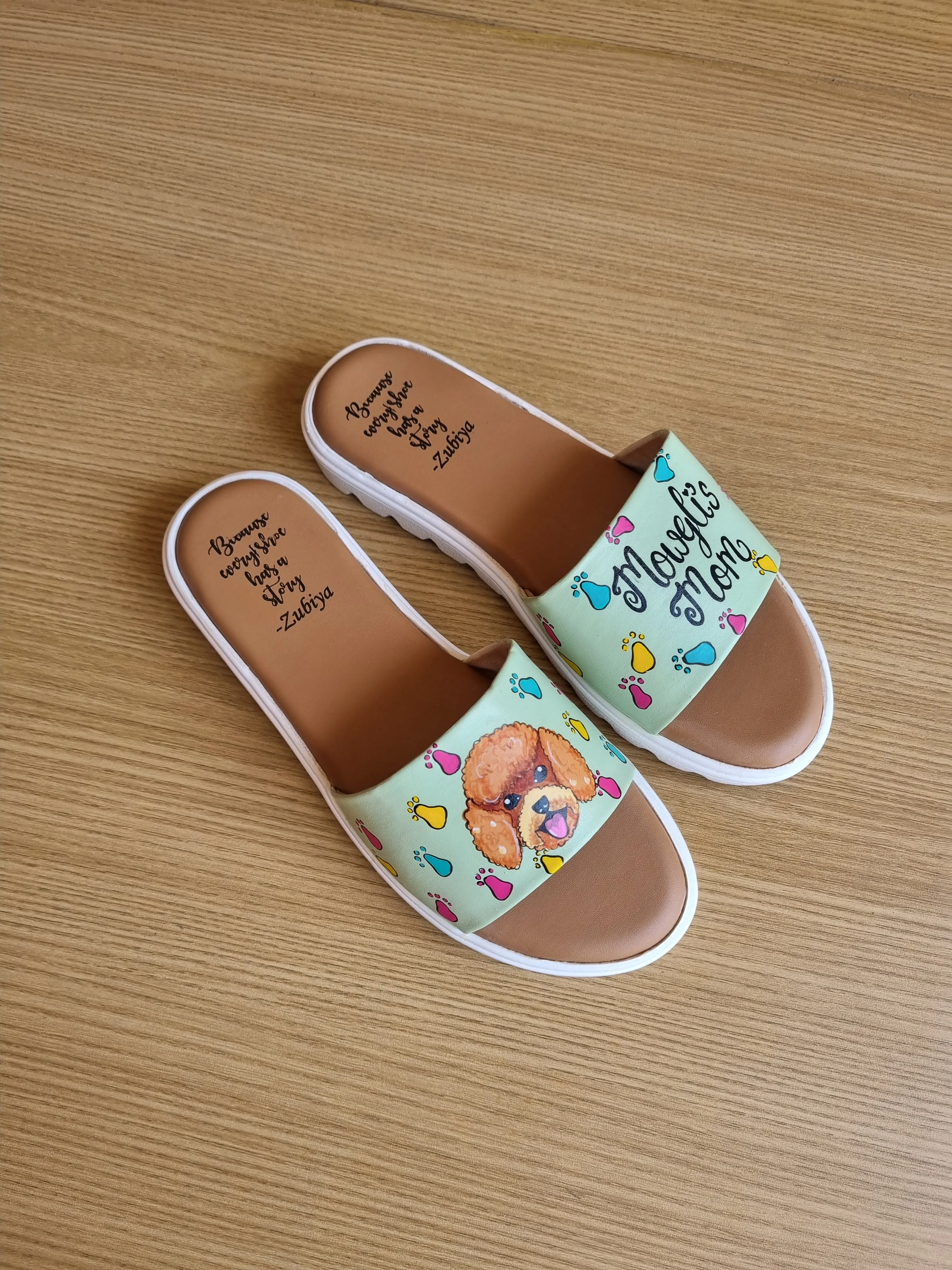 Doggy slides with custom name