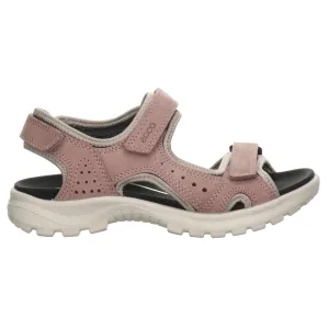 Ecco Onroads Leather Textile Women's Hook and loop Sandals - UK 6.5-7 - US 9-9.5 Women - EU 40