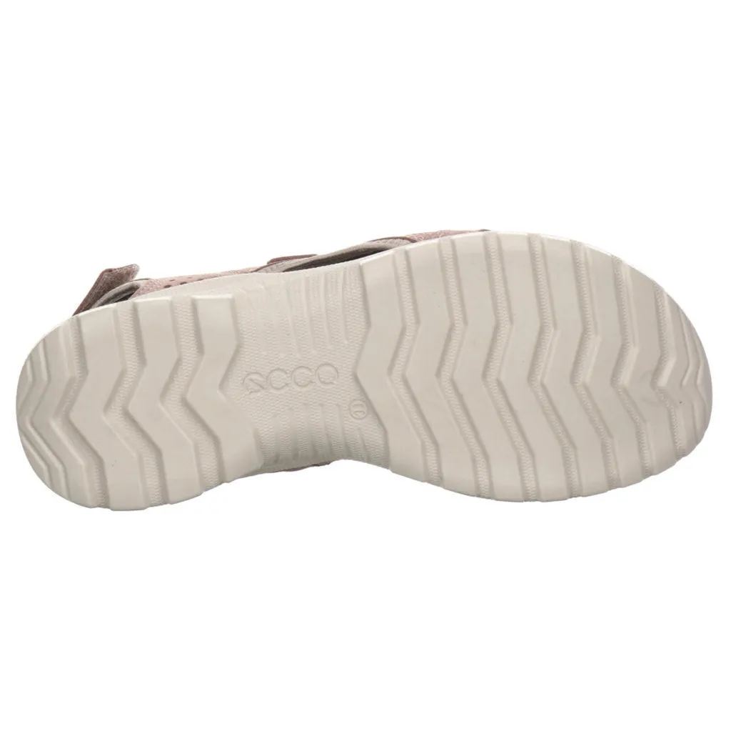 Ecco Onroads Leather Textile Women's Sandals