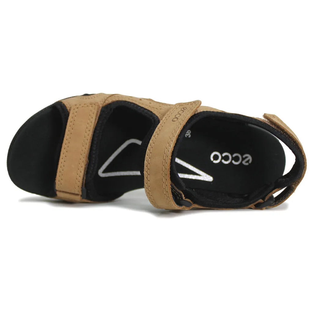Ecco Onroads Leather Textile Women's Sandals