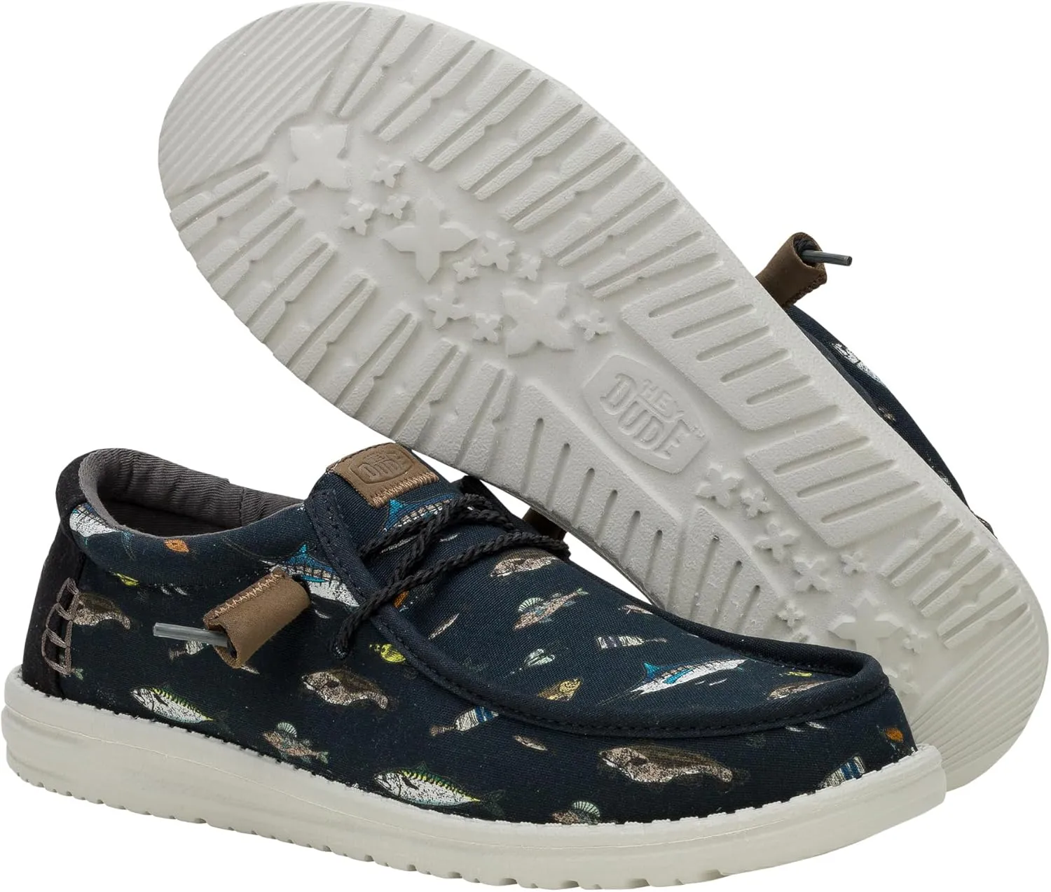 HEYDUDE Wally Marlin, Men??s Shoes, Men's Slip-on Loafers, Comfortable & Light-Weight