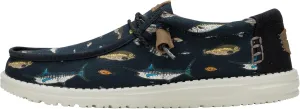 HEYDUDE Wally Marlin, Men??s Shoes, Men's Slip-on Loafers, Comfortable & Light-Weight