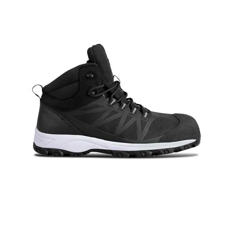 JCB Supreme Hi Top Black/White Carbon Toe