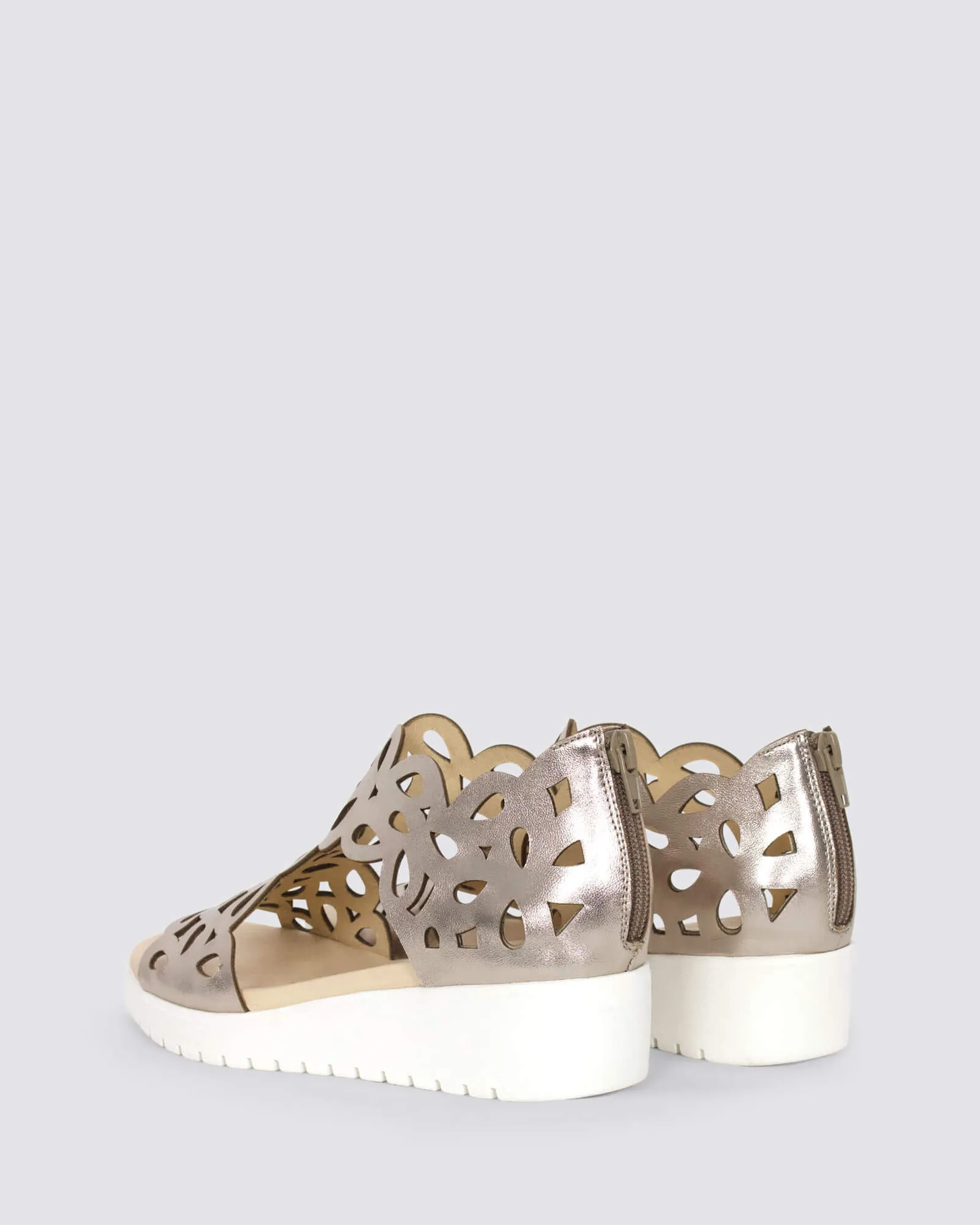 JELODYS SANDALS PLATINO LEATHER