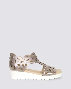 JELODYS SANDALS PLATINO LEATHER