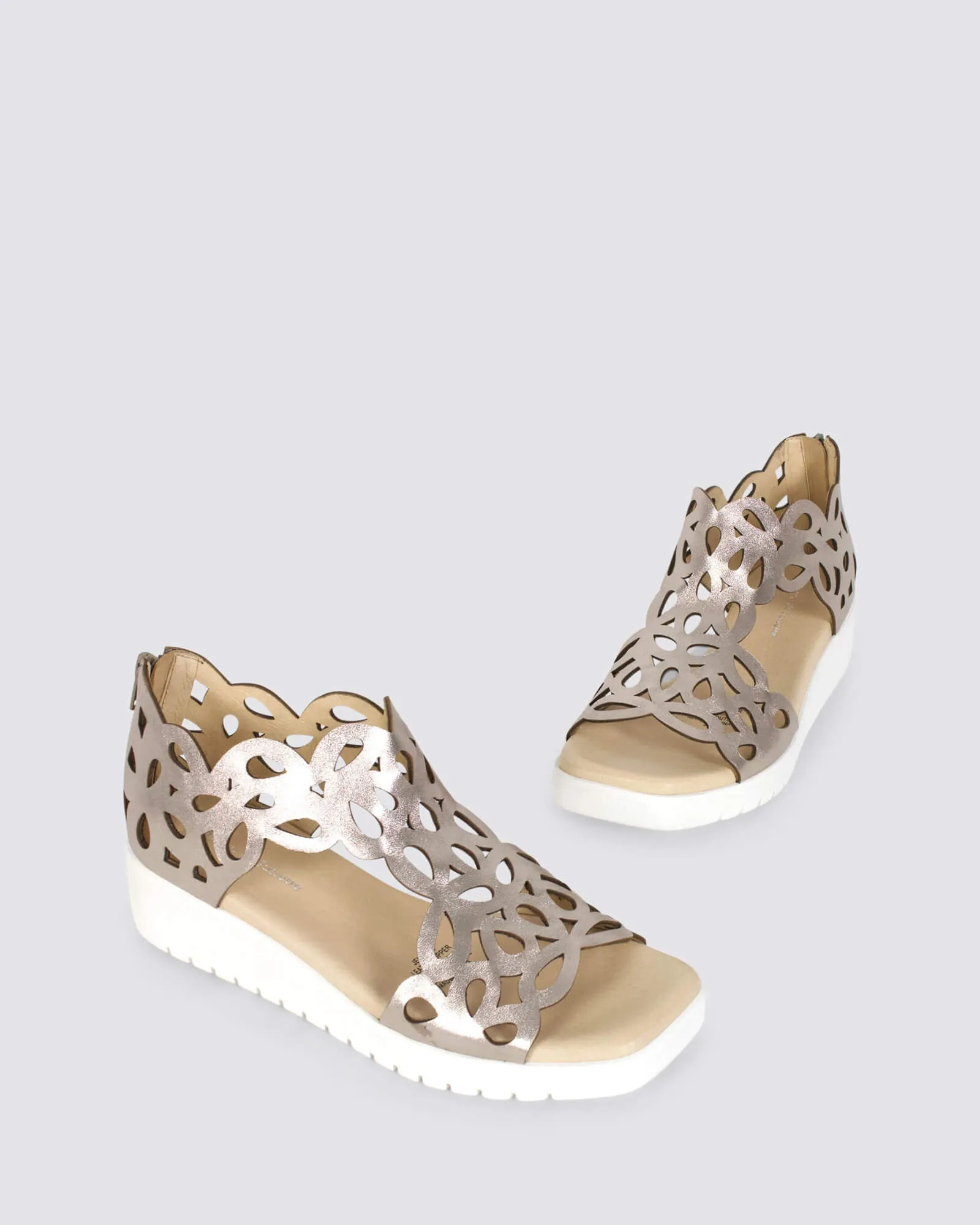 JELODYS SANDALS PLATINO LEATHER