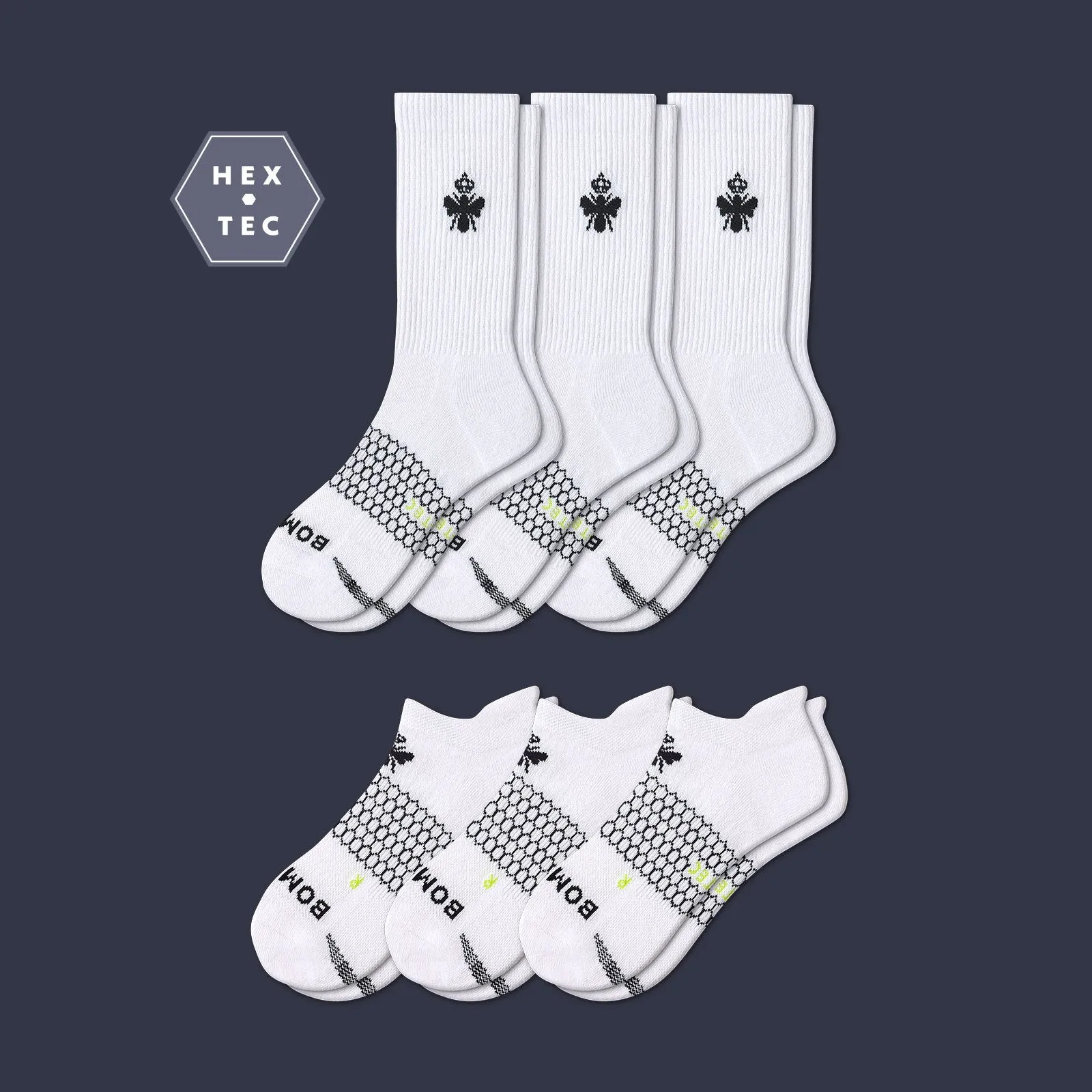 Men's All-Purpose Performance Calf & Ankle Sock 6-Pack