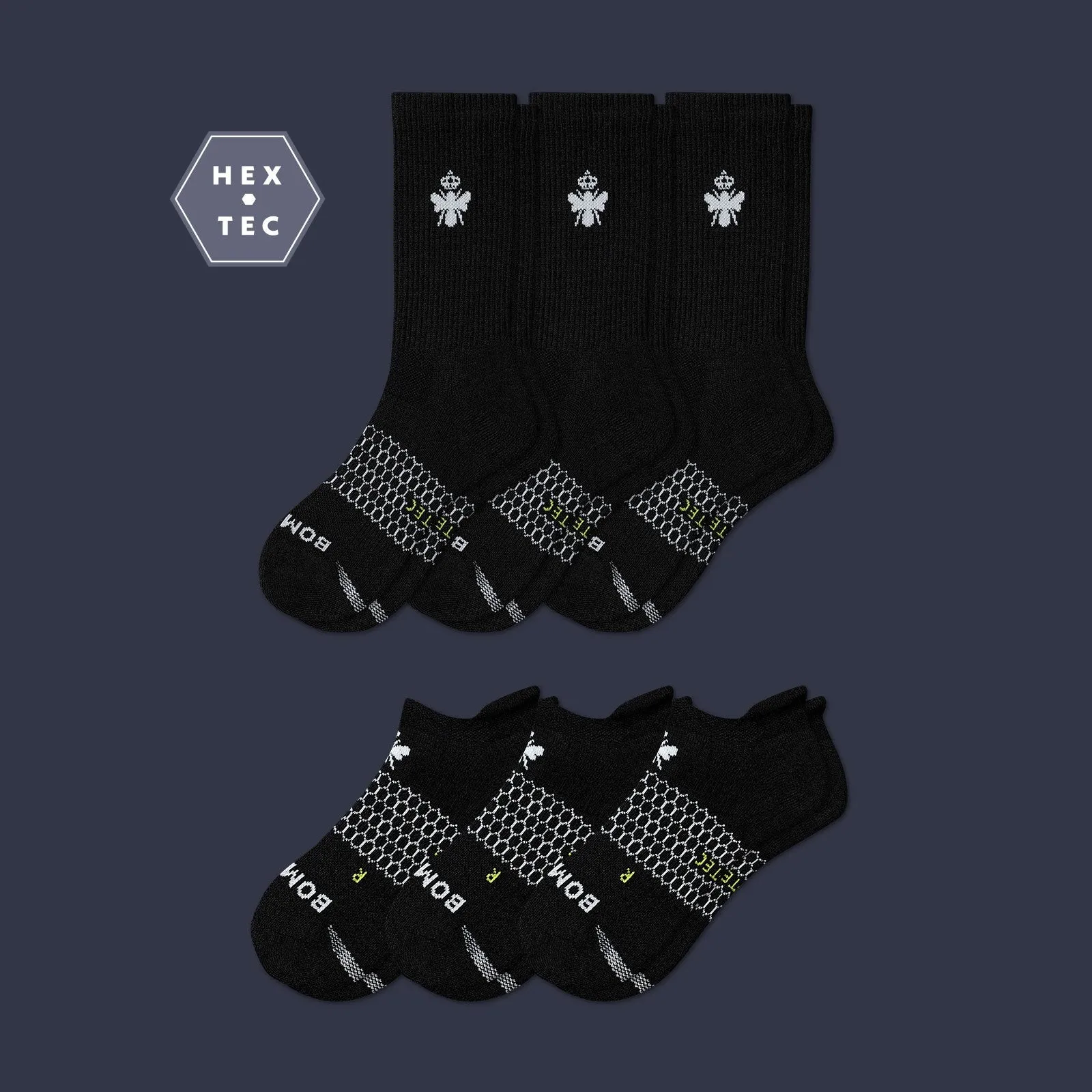 Men's All-Purpose Performance Calf & Ankle Sock 6-Pack