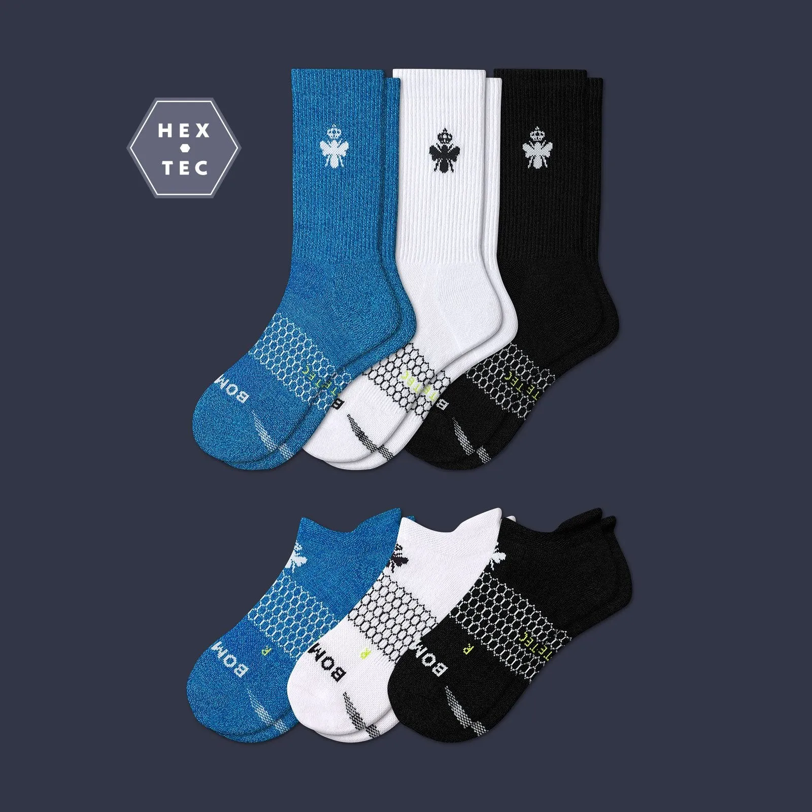 Men's All-Purpose Performance Calf & Ankle Sock 6-Pack