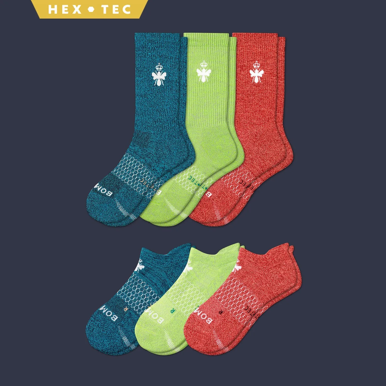 Men's All-Purpose Performance Calf & Ankle Sock 6-Pack