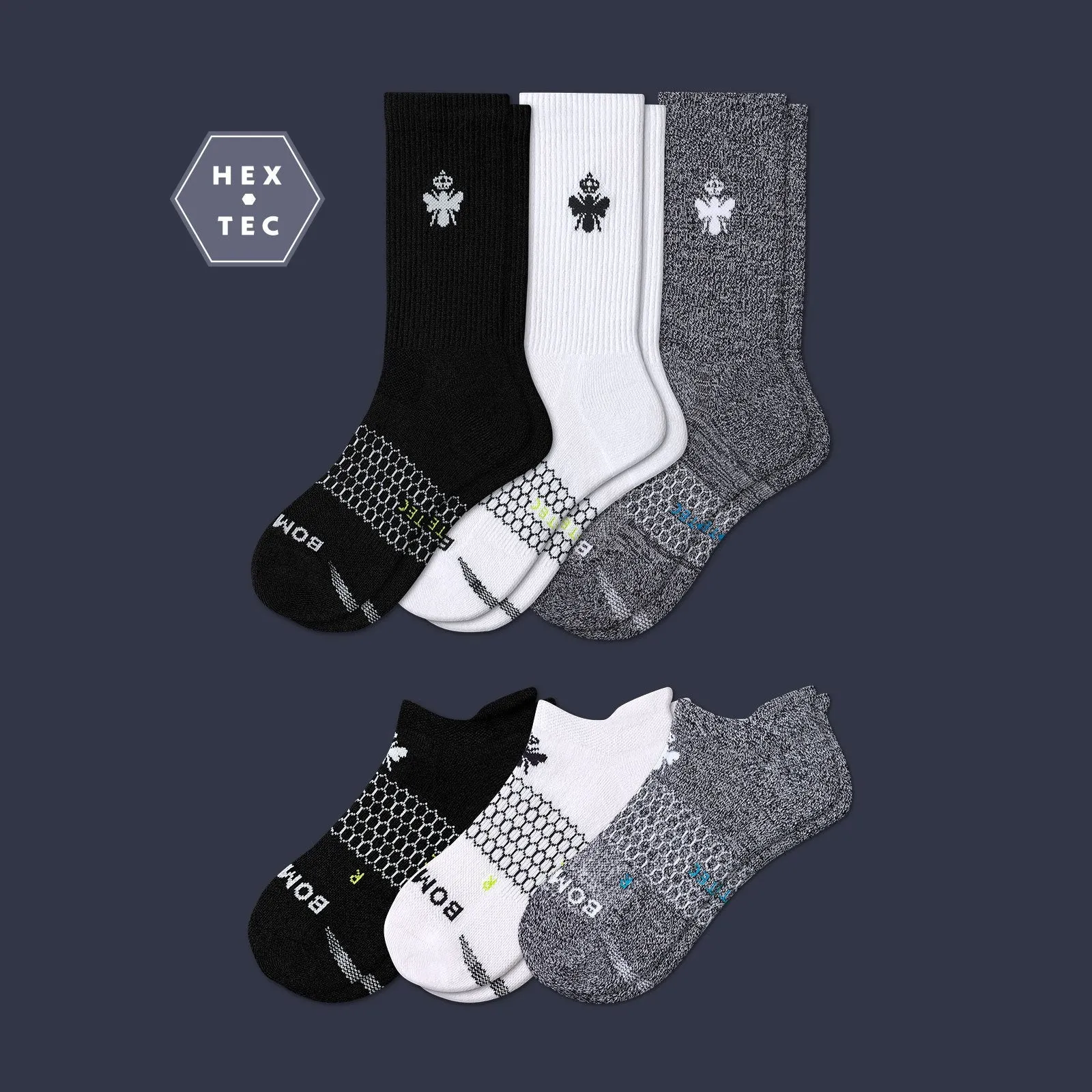 Men's All-Purpose Performance Calf & Ankle Sock 6-Pack