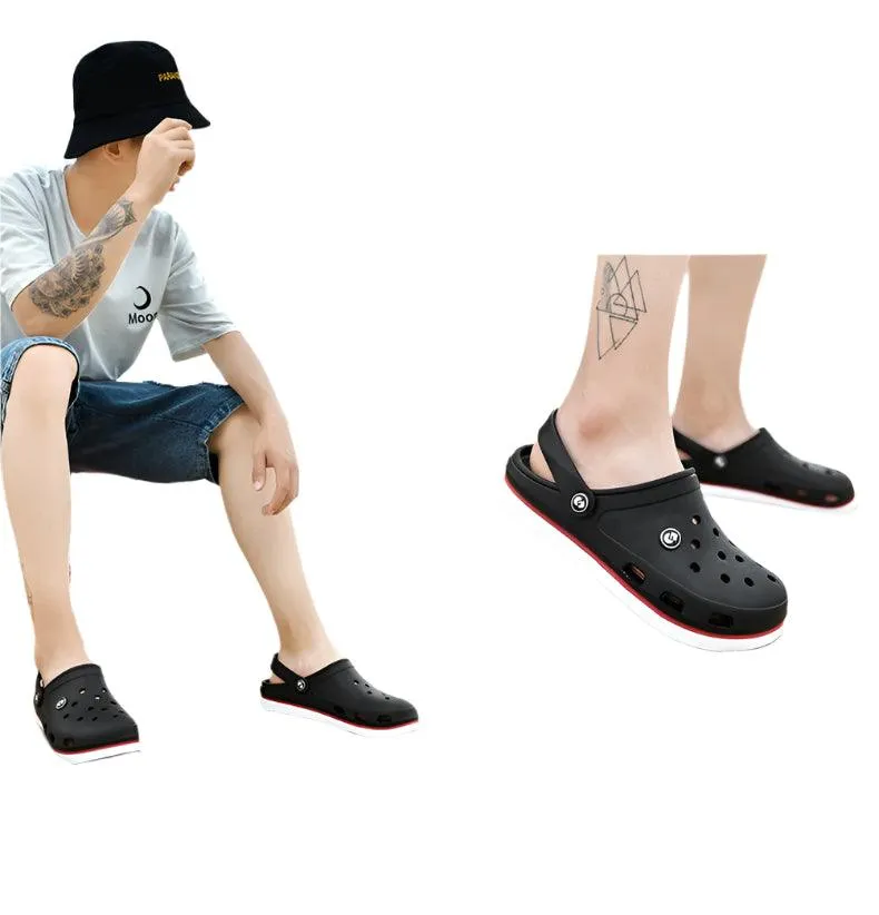 Men's Soft Bottom Beach Sandals: Comfortable and Breathable Footwear Clogs