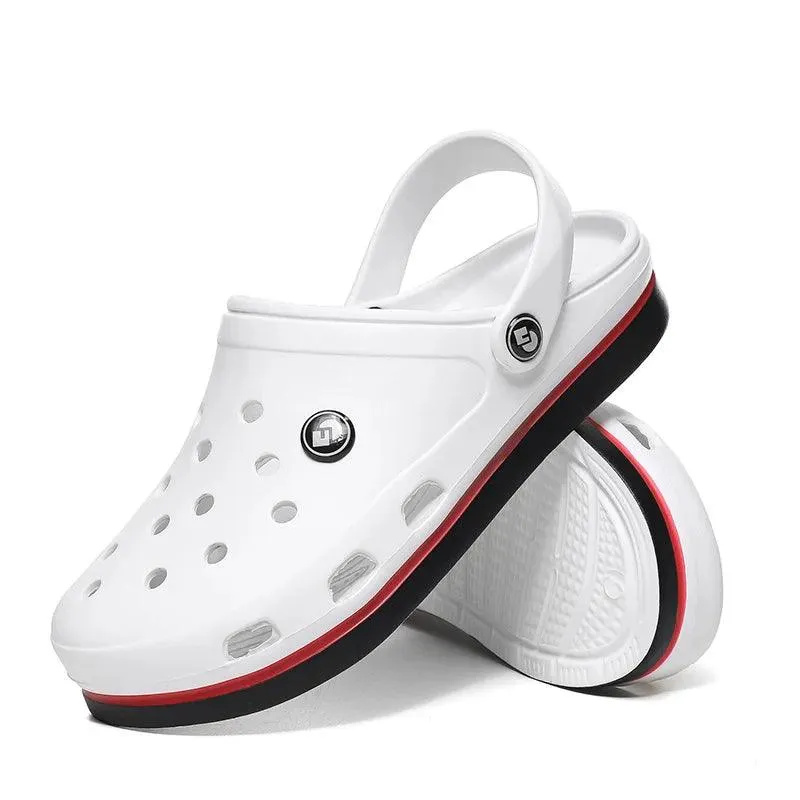 Men's Soft Bottom Beach Sandals: Comfortable and Breathable Footwear Clogs