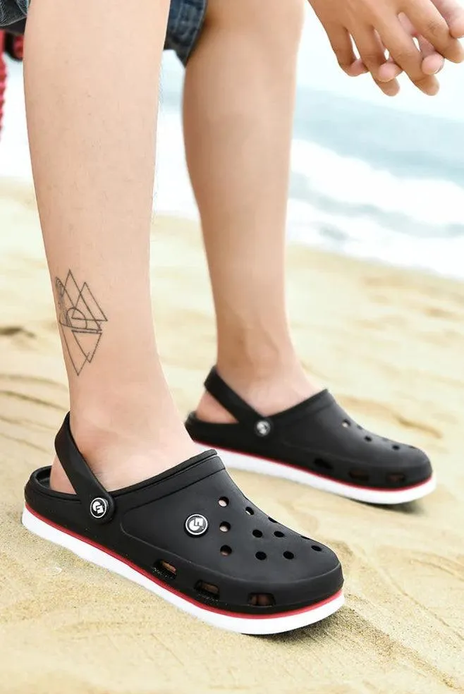 Men's Soft Bottom Beach Sandals: Comfortable and Breathable Footwear Clogs