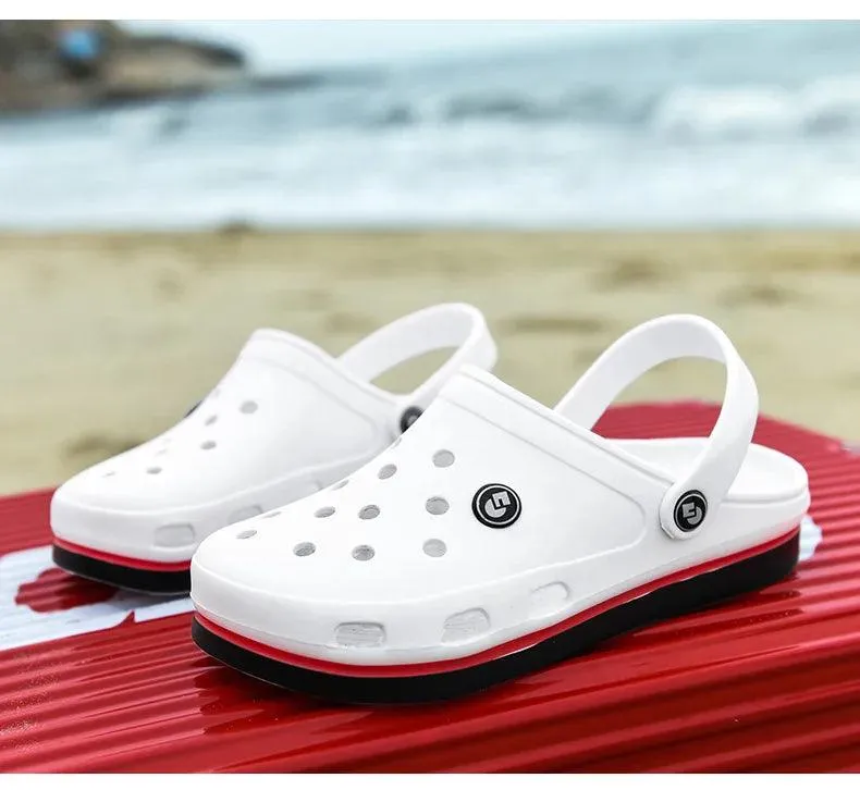 Men's Soft Bottom Beach Sandals: Comfortable and Breathable Footwear Clogs