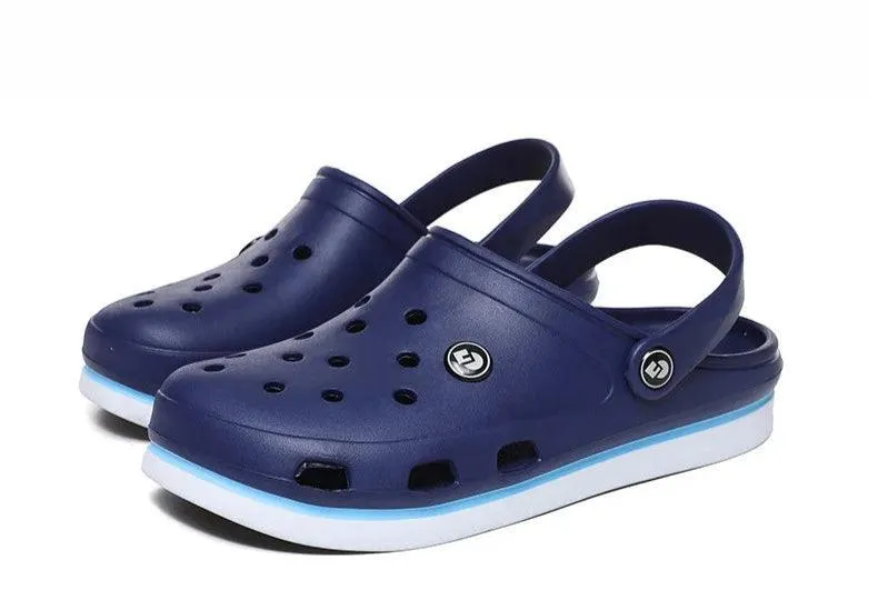 Men's Soft Bottom Beach Sandals: Comfortable and Breathable Footwear Clogs