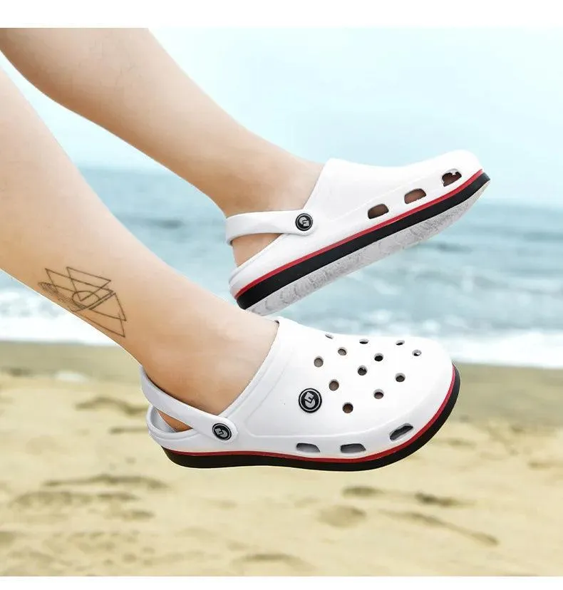 Men's Soft Bottom Beach Sandals: Comfortable and Breathable Footwear Clogs
