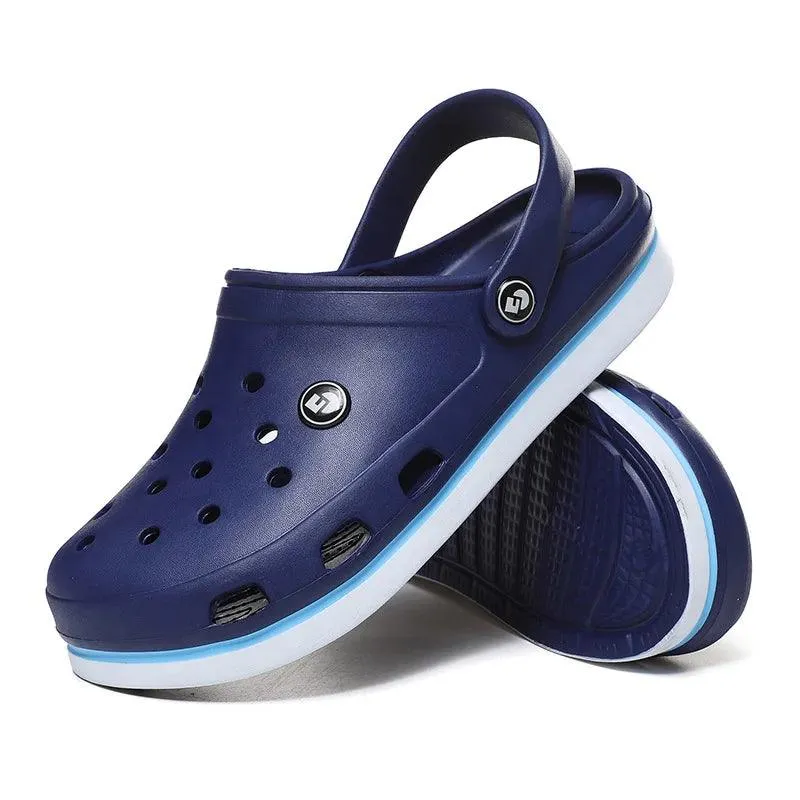 Men's Soft Bottom Beach Sandals: Comfortable and Breathable Footwear Clogs
