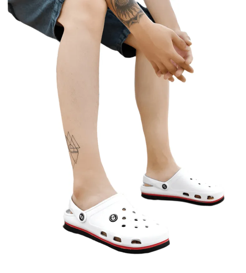 Men's Soft Bottom Beach Sandals: Comfortable and Breathable Footwear Clogs