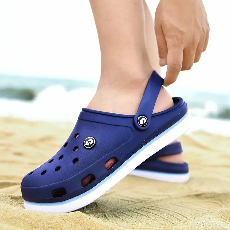 Men's Soft Bottom Beach Sandals: Comfortable and Breathable Footwear Clogs
