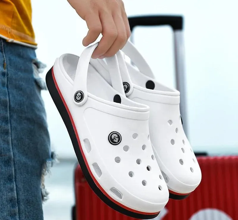 Men's Soft Bottom Beach Sandals: Comfortable and Breathable Footwear Clogs