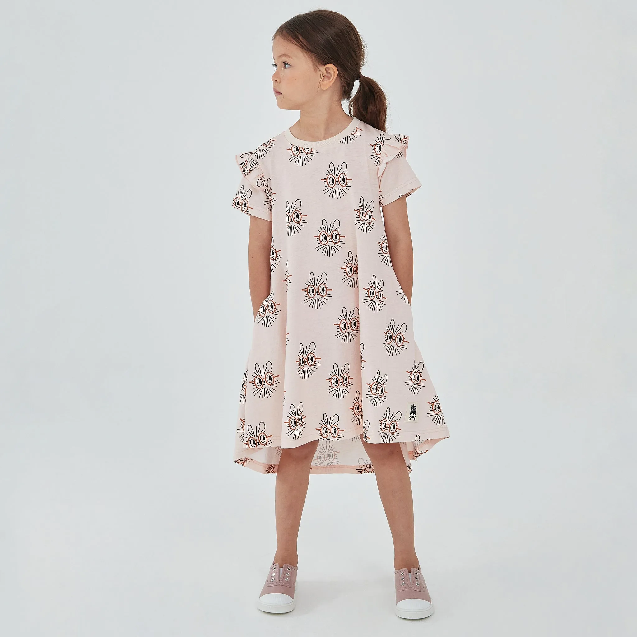 Print Frill Dress