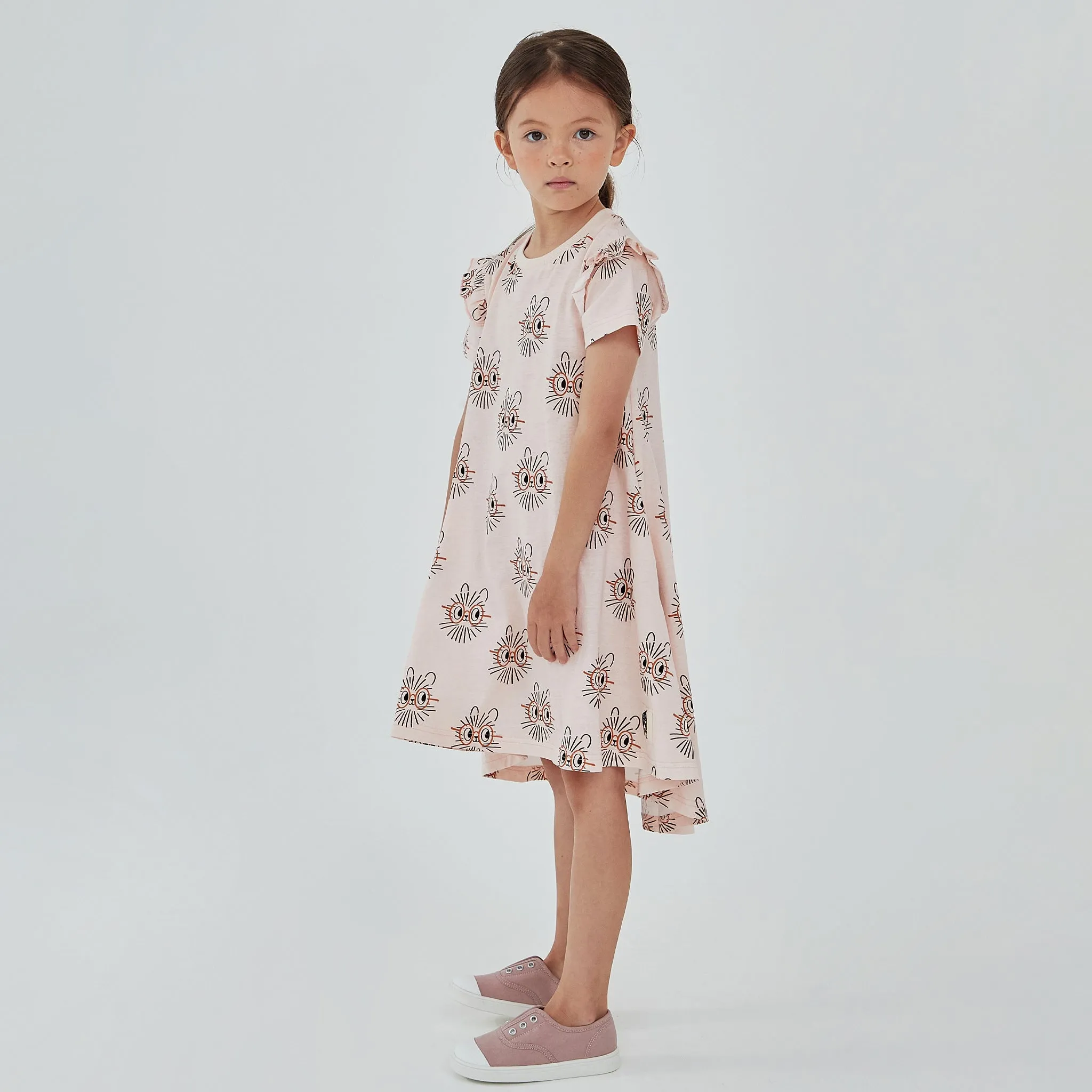 Print Frill Dress