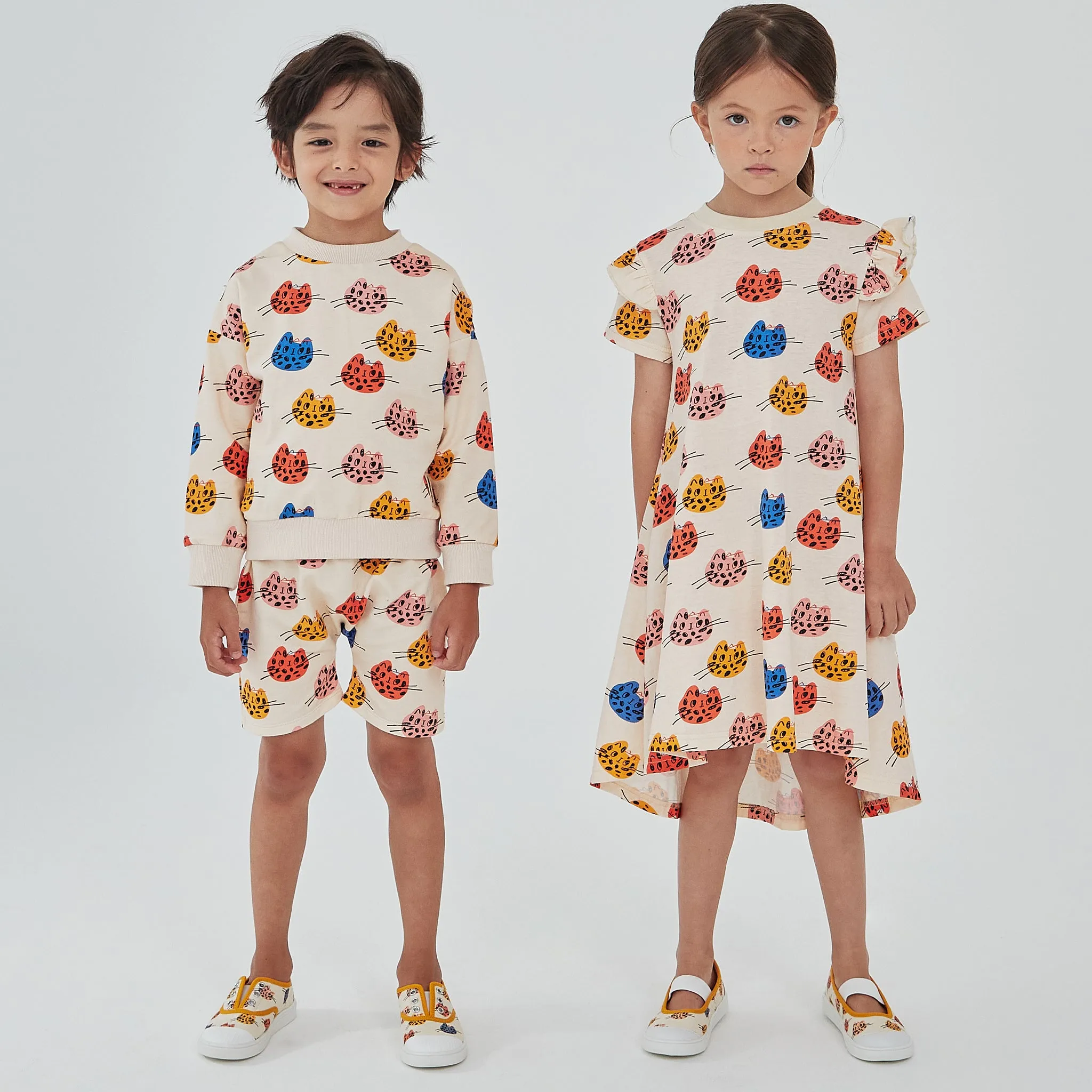 Print Frill Dress