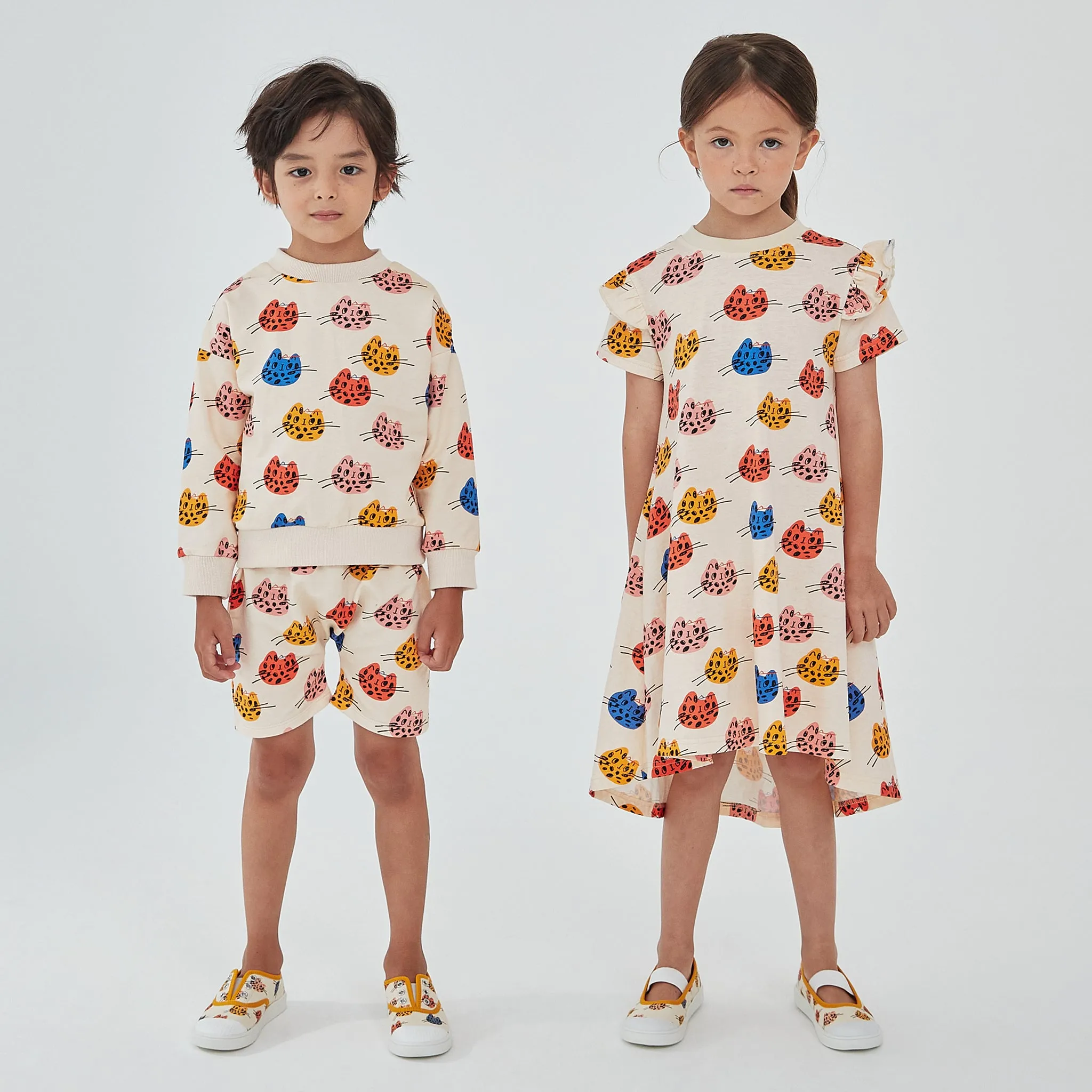Print Frill Dress
