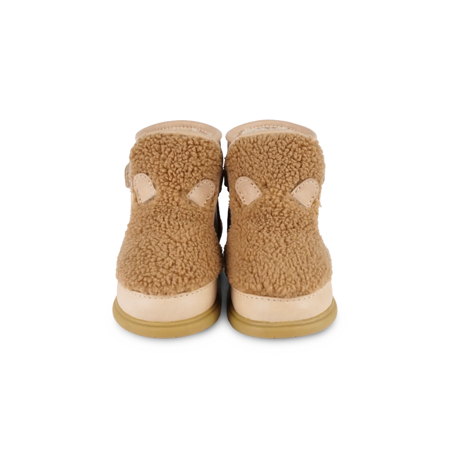 Roumi Shoes | Teddy Bear | Light Maple Curly Faux Fur