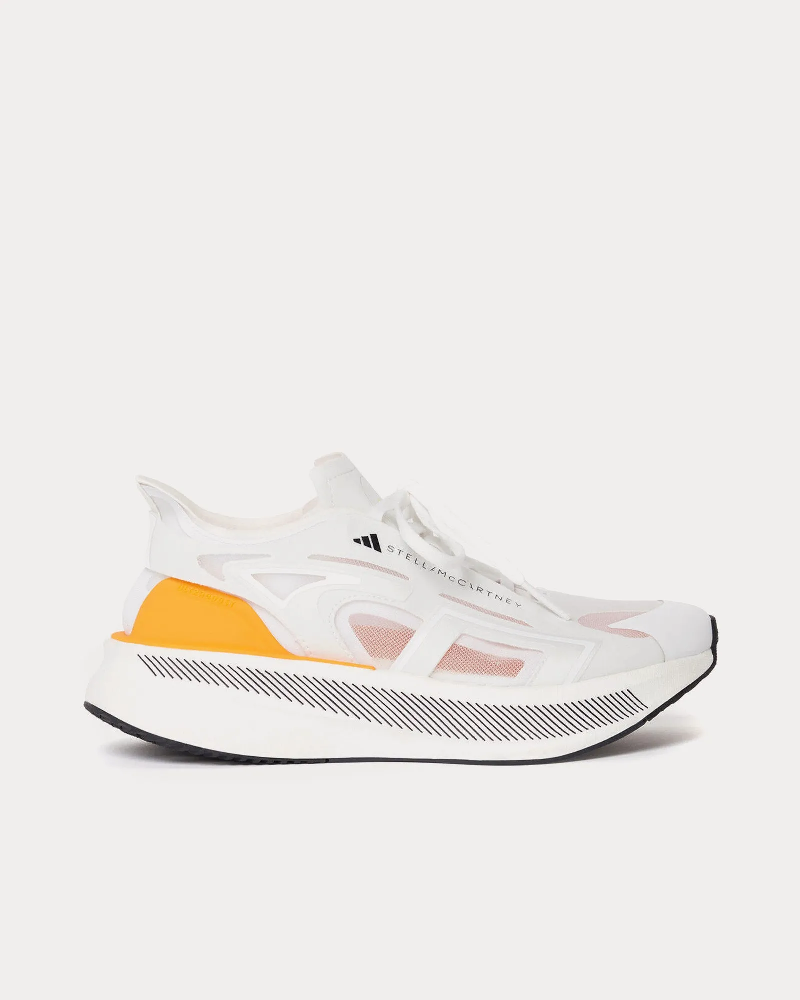 Ultraboost 5 White / Semi-Solar Slime / Yellow Running Shoes