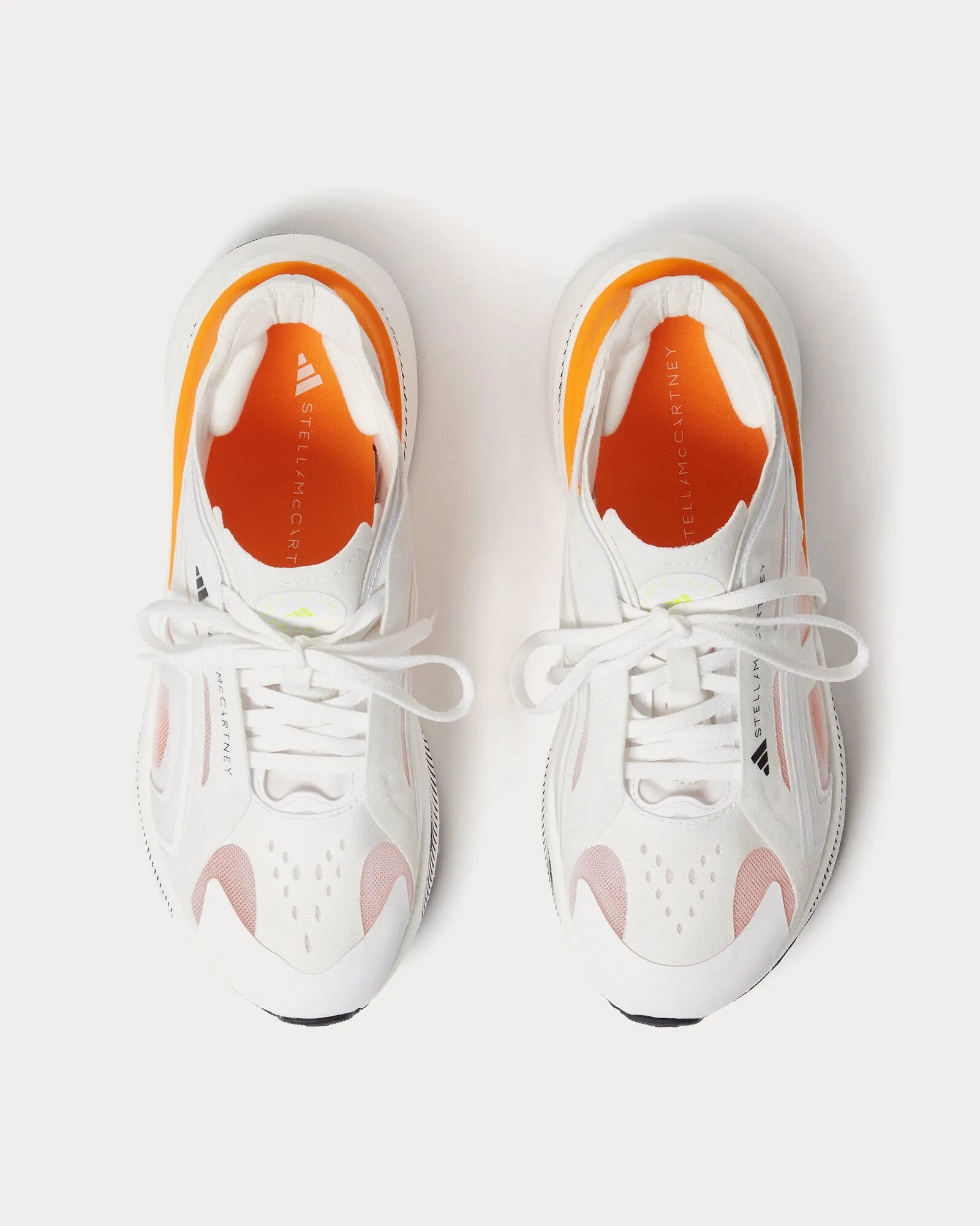 Ultraboost 5 White / Semi-Solar Slime / Yellow Running Shoes